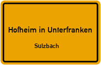 Sulzbach in 97461 Hofheim in Unterfranken (Sulzbach)