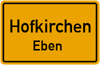 Straßen in Hofkirchen Eben