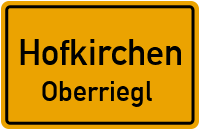 Straßen in Hofkirchen Oberriegl