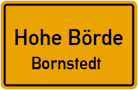 Kleine Straße in Hohe BördeBornstedt