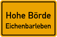 Westerwiesenweg in Hohe BördeEichenbarleben
