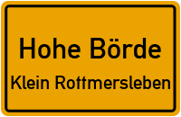 Fuhrmannsweg in Hohe BördeKlein Rottmersleben