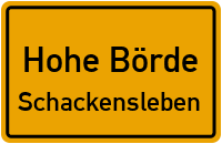 Thielestraße in 39343 Hohe Börde (Schackensleben)