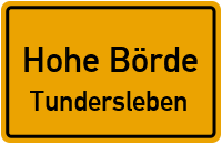 Tundersleber Straße in Hohe BördeTundersleben