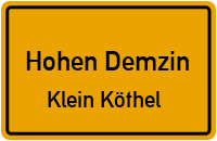 Groß-Wokern Ausbau in Hohen DemzinKlein Köthel