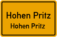 Neue Straße in Hohen PritzHohen Pritz