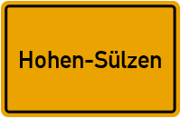 City Sign Hohen-Sülzen