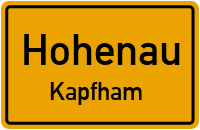 Straßenverzeichnis Hohenau Kapfham