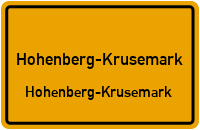 Gartenstraße in Hohenberg-KrusemarkHohenberg-Krusemark