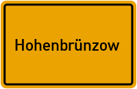Hohenbrünzow in Mecklenburg-Vorpommern