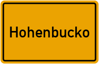 City Sign Hohenbucko