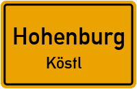 Straßen in Hohenburg Köstl
