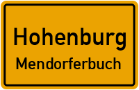 Straßen in Hohenburg Mendorferbuch