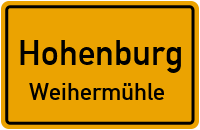 Straßen in Hohenburg Weihermühle