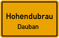 Siedlungsweg in HohendubrauDauban