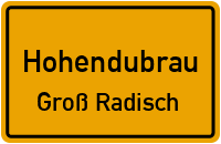 Jerchwitzer Straße in HohendubrauGroß Radisch