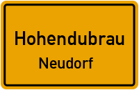 Straßen in Hohendubrau Neudorf