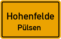 Dorfstraße in HohenfeldePülsen