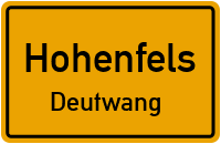 Steigstraße in HohenfelsDeutwang