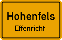 Straßen in Hohenfels Effenricht