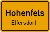 Straßen in Hohenfels Effersdorf
