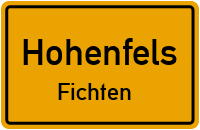 Straßen in Hohenfels Fichten