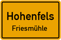 Straßen in Hohenfels Friesmühle