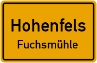 Straßen in Hohenfels Fuchsmühle