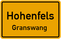 Straßen in Hohenfels Granswang