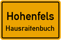 Straßen in Hohenfels Hausraitenbuch