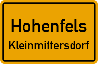 Straßen in Hohenfels Kleinmittersdorf