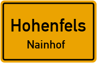 Straßen in Hohenfels Nainhof