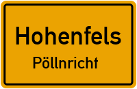 Straßen in Hohenfels Pöllnricht