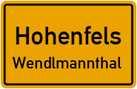 Straßen in Hohenfels Wendlmannthal