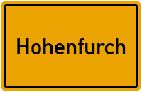 Ortsschild von Gemeinde Hohenfurch in Bayern