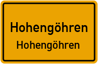 Große Straße in HohengöhrenHohengöhren