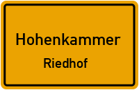 Straßenverzeichnis Hohenkammer Riedhof