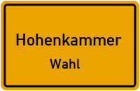 Wahl in 85411 Hohenkammer (Wahl)