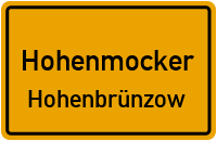 Waldweg in HohenmockerHohenbrünzow