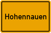 City Sign Hohennauen