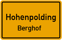Straßen in Hohenpolding Berghof