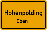 Straßen in Hohenpolding Eben