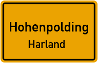 Straßen in Hohenpolding Harland