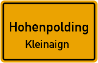 Straßen in Hohenpolding Kleinaign