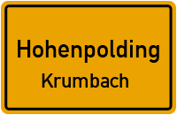 Straßen in Hohenpolding Krumbach