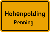 Straßen in Hohenpolding Penning