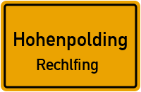 Straßen in Hohenpolding Rechlfing