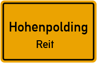 Straßen in Hohenpolding Reit