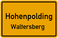 Straßen in Hohenpolding Waltersberg