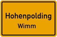 Wimm in HohenpoldingWimm